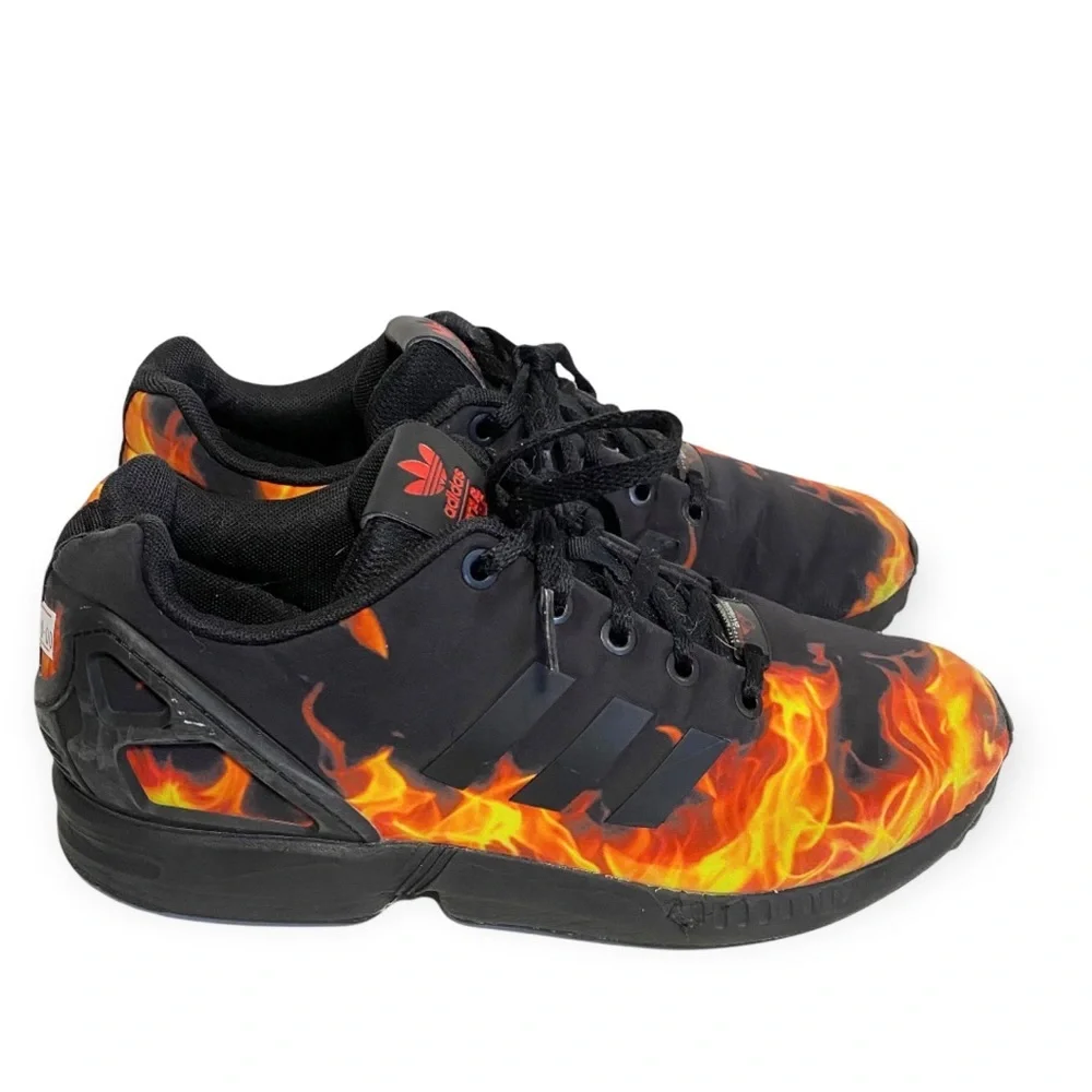 Adidas ZX Flux Torsion RARE Star Wars flames sneakers size 7